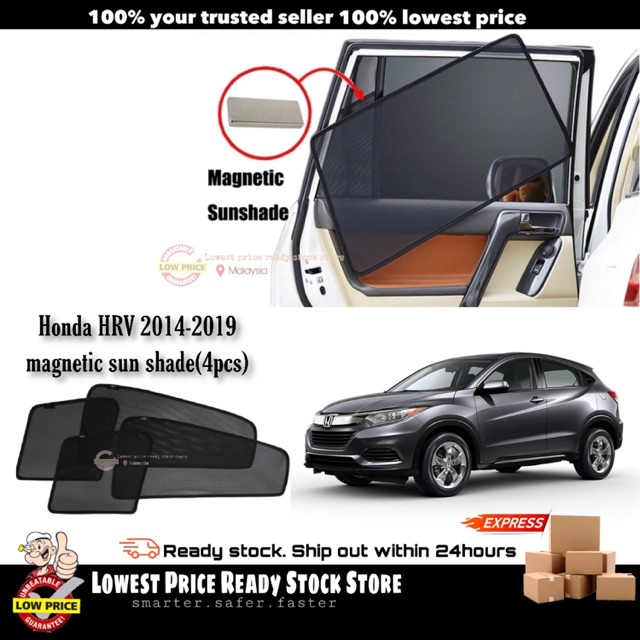 Sun Shade Honda HRV 20142020 (4pcs) Shopee Malaysia