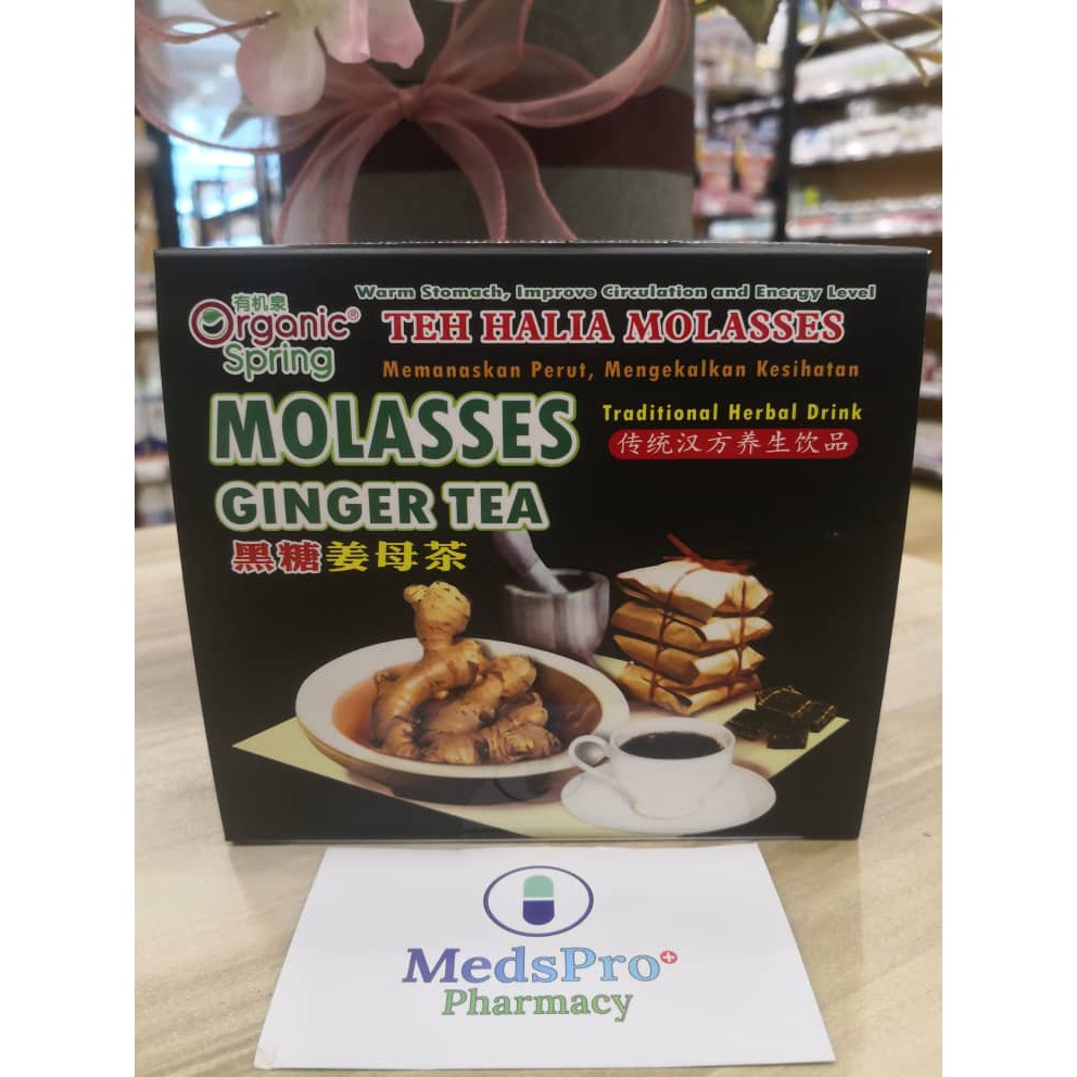 OSMOLASSES GINGER TEA 15GX12 SACHETS (EXP 04/03/26) Shopee Malaysia
