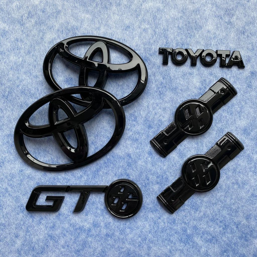 GT86 model 86 front and rear car logo 86 fender 86 round label Toyota ...