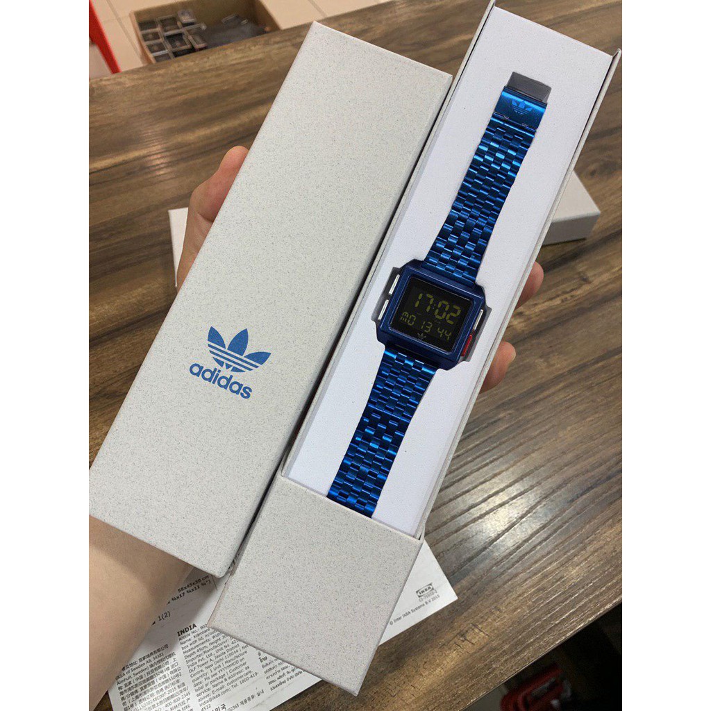 Ready Stock Adidas Archive M1 36mm Blue mens ladies watch steel Shopee Malaysia