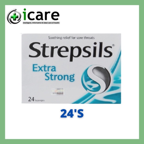 STREPSILS EXTRA STRONG 24'S ( EXP DATE : 06/2026 ) | Shopee Malaysia