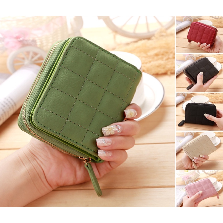 Simple Women Short Purse Wallet Bag Woman Ladies Travel Coin Pouch Card Slot Bags Beg Duit Dompet Kecil Perempuan Wanita Shopee Malaysia