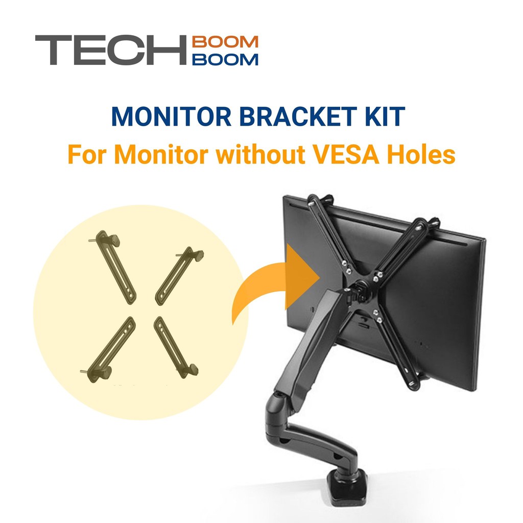Monitor VESA Adapter Kit for NON VESA MONITOR up to 27 inches LED LCD
