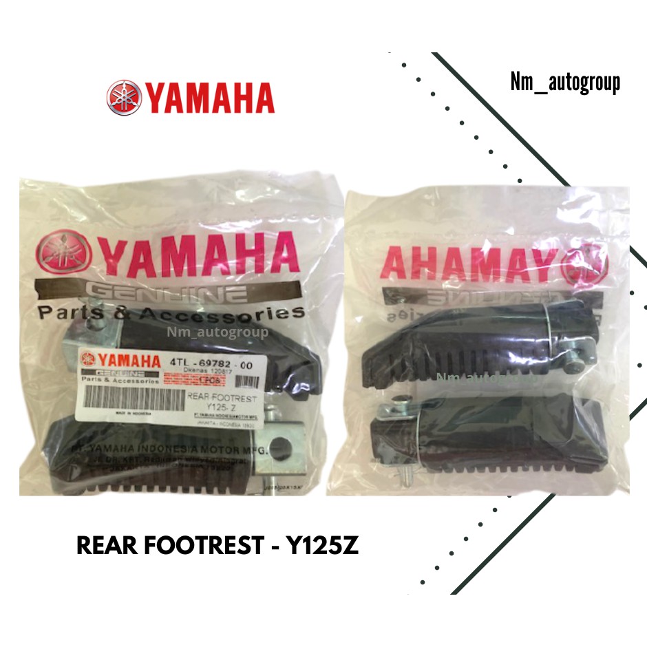 YAMAHA Rear Footrest Set (ORI Indo) Y125ZR V1 V2 / SRL110 / LC135 V1