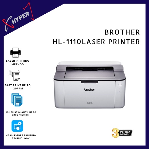 Brother HL-1110 (USB),Brother HL-1210w Wireless A4 Monochrome Laserjet ...