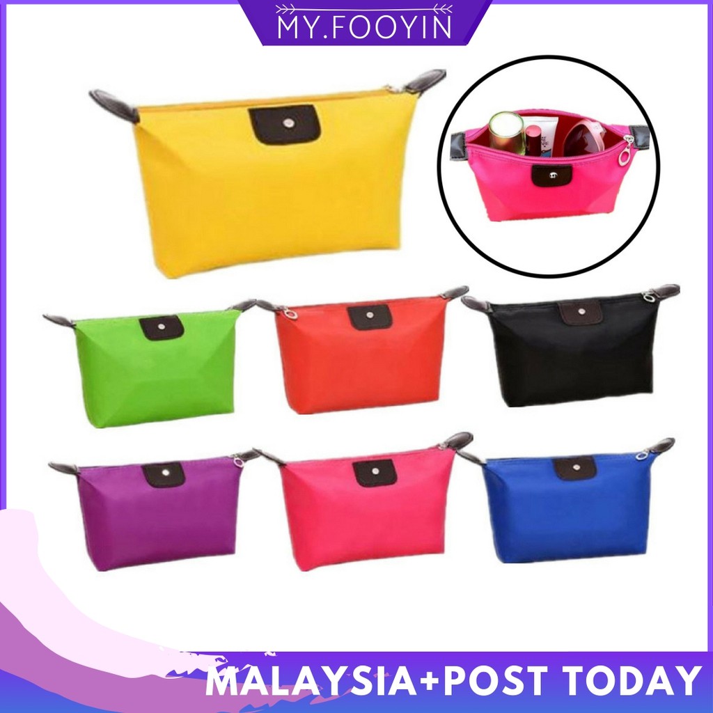 M01 Ready Stock Malaysia Coin Purse Travel Zip Pouch Cosmetic Beg ...
