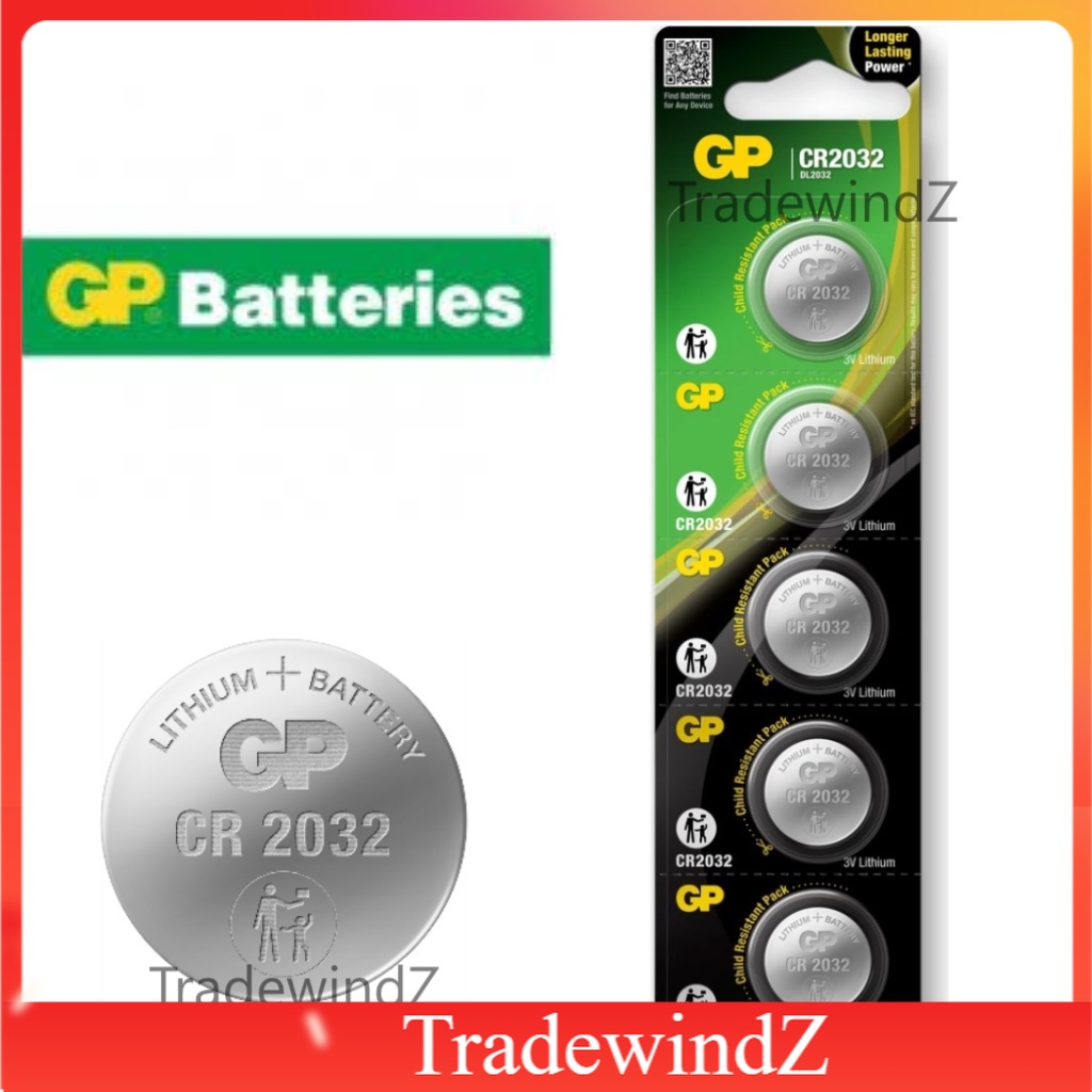 🔥 [Original GP Malaysia] GP CR2032 - 3V Button Cell Remote Control ...