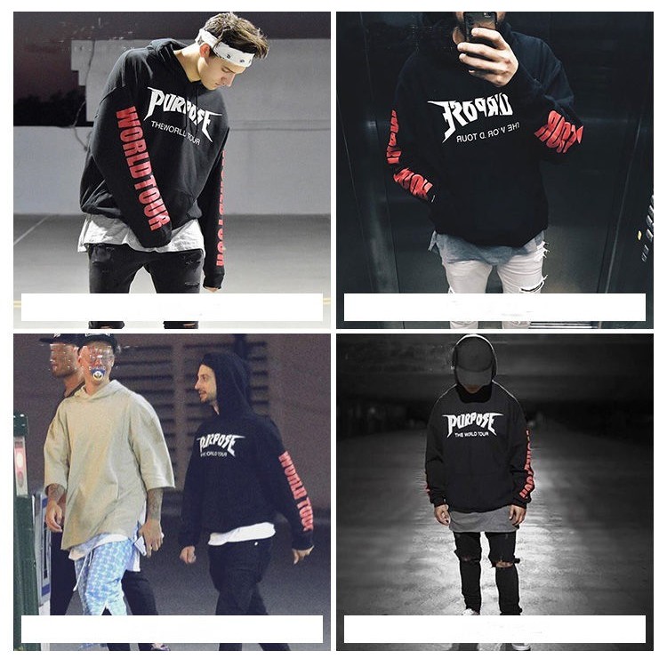 Purpose the world tour hoodie hotsell