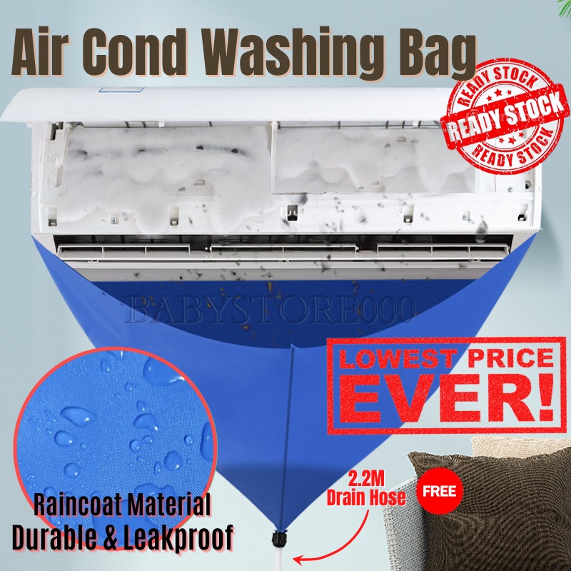 SHIP NOW⚡PVC Material Set Air Conditioner Cleaning Cover Aircond