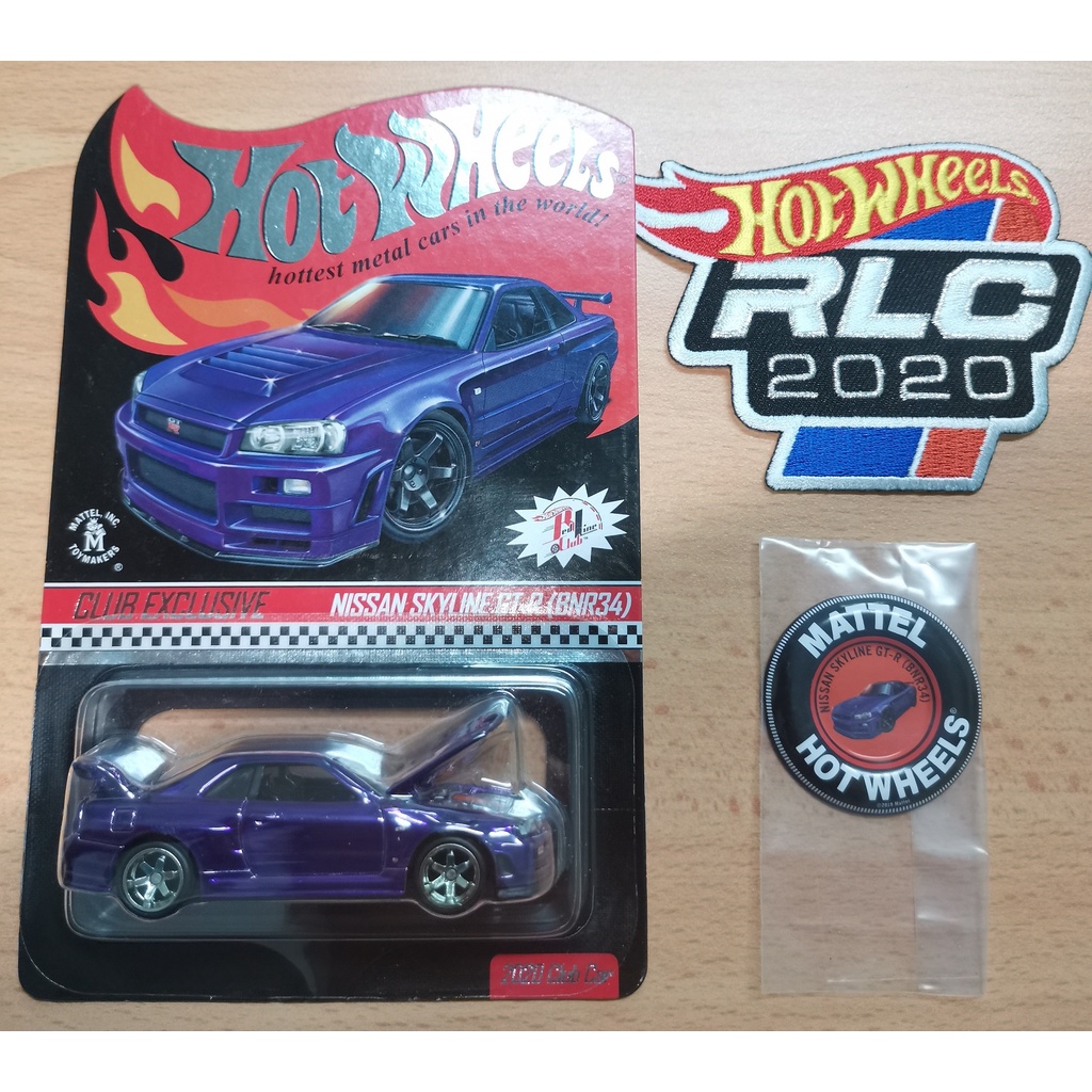 Hot Wheels RLC Nissan Skyline GT-R R34 (BNR34) 2020 Club Car Midnight ...