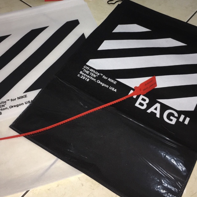 Off white shoe on sale bag