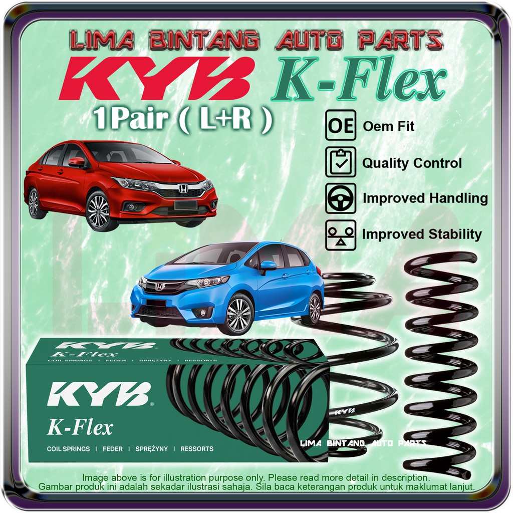 1Pair ) Honda City T9A GM6 , Jazz GK T5A Coil Spring Standard