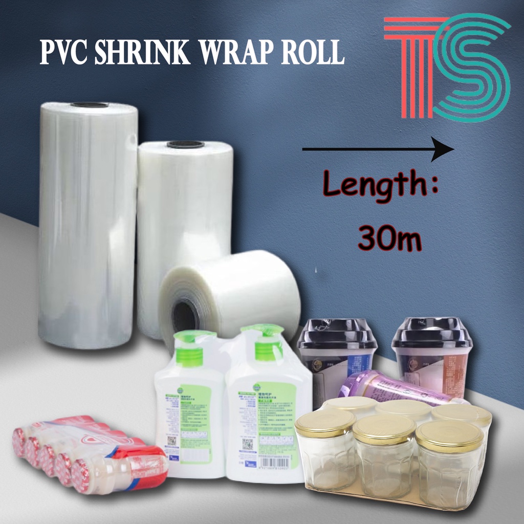 PVC SHRINK FILM ROLLS / HEAT SHRINK WRAPPING (HAMPER WRAPPING / BOX