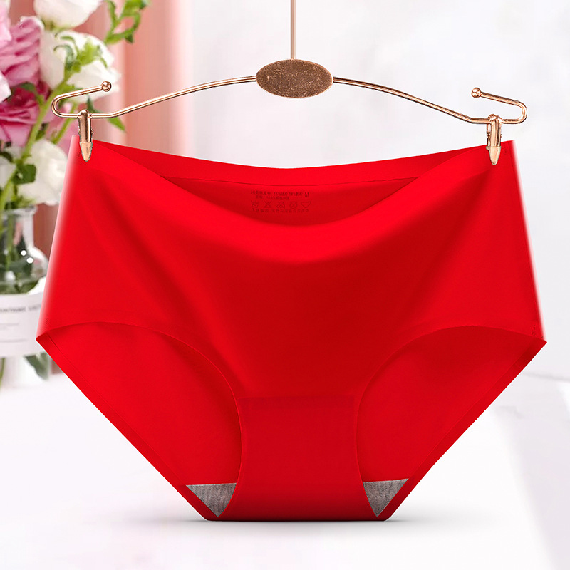 One Piece Ice Silk Panties Womens Ultra Thin Seamless Underwear 810 Shopee Malaysia 1114