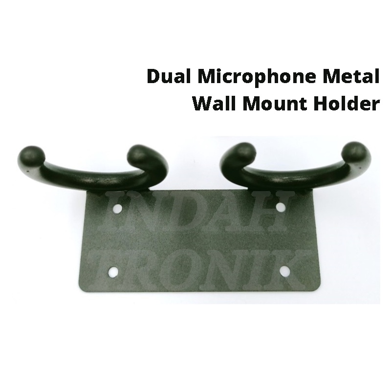 Wall Mounted Dual Microphone Holder Shopee Malaysia