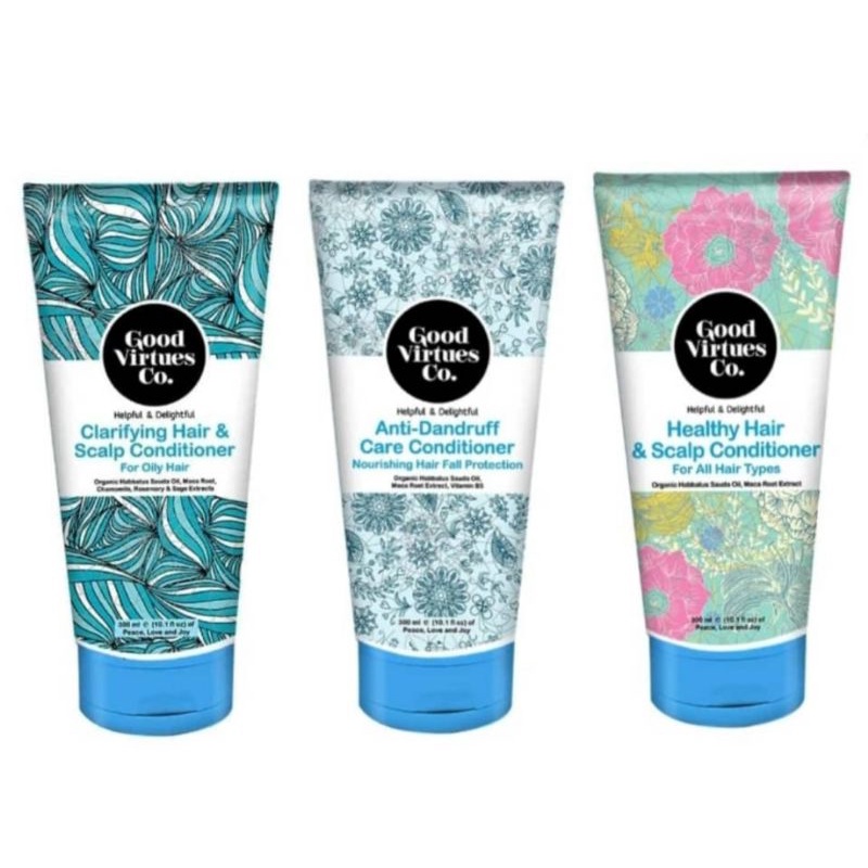 Good Virtues Co Hair Conditioner Anti Kelemumur Dandruff 300ml Perapi
