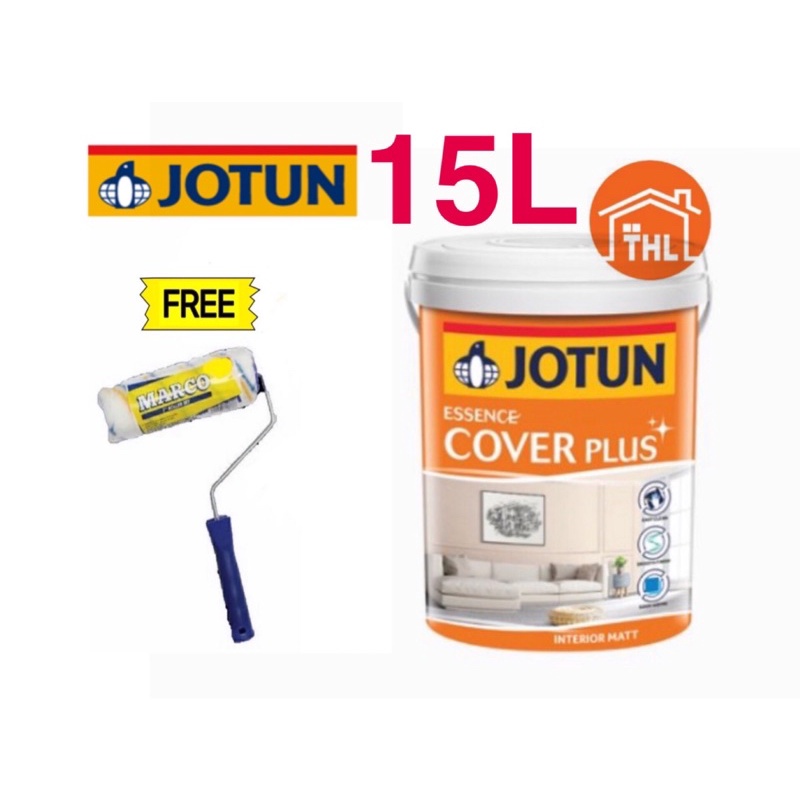 Jotun Cover Plus Easy Clean Interior Latex Wall Paint 15L Washable Low Odour Shopee Malaysia