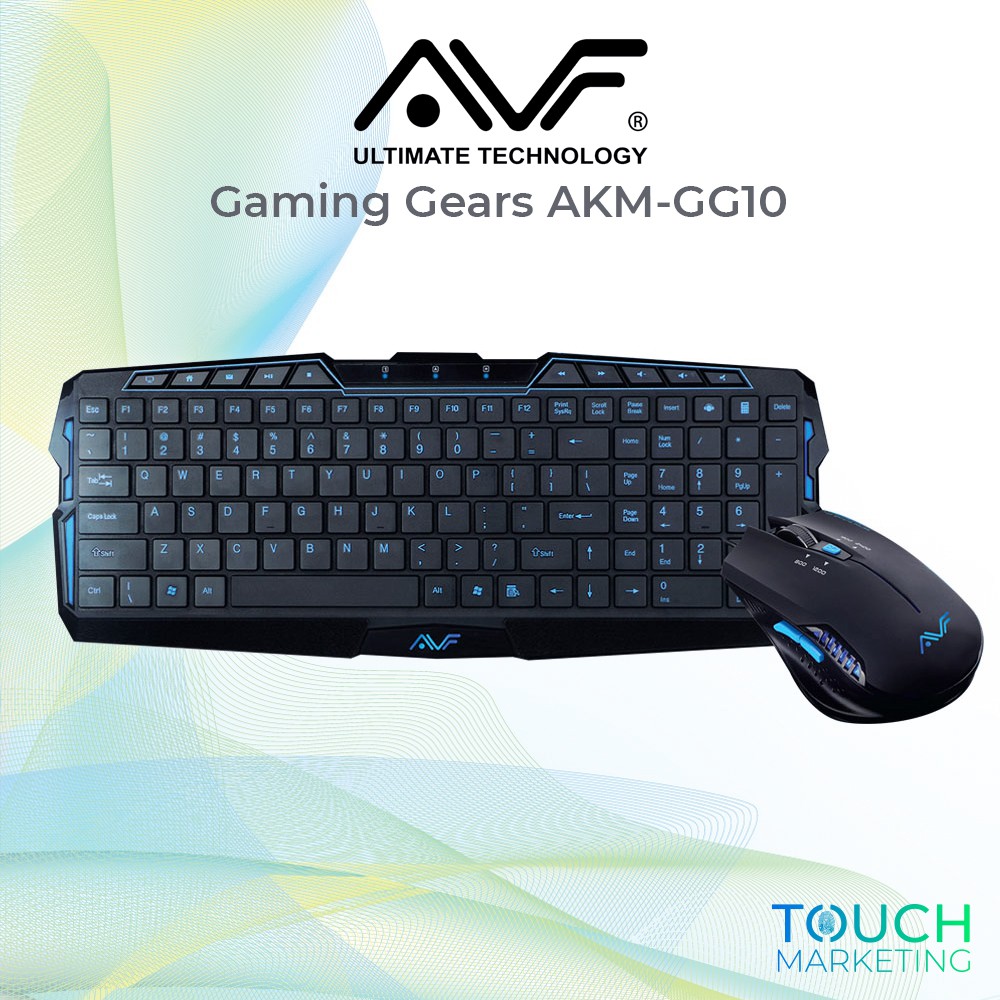 AVF Gaming Gears AKM-GG10 Multi Media Keyboard & Mouse | Shopee Malaysia