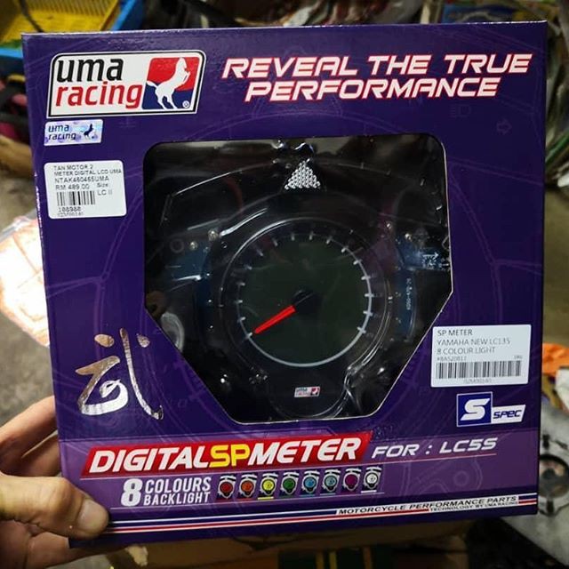 Uma Racing Sp Meter Yamaha Lc S Digital Meter With Colour Ori Uma Racing Shopee Malaysia