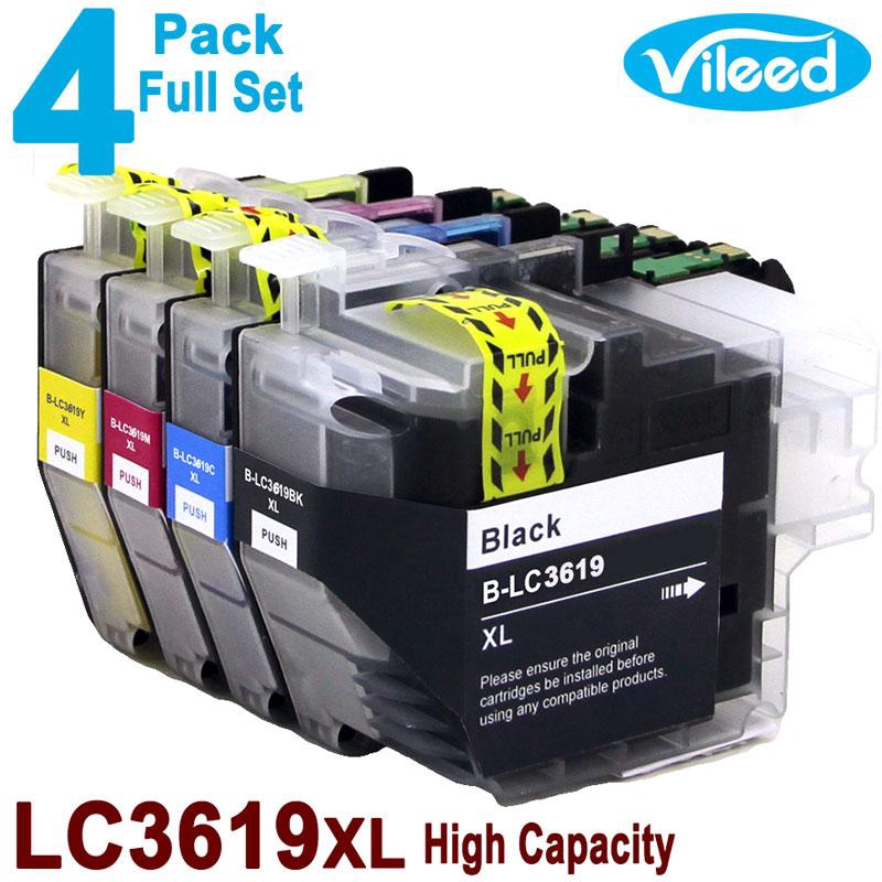 4 Pack LC3619 XL Lc3619xl (LC3617XL) Full set Print Ink Cartridge for