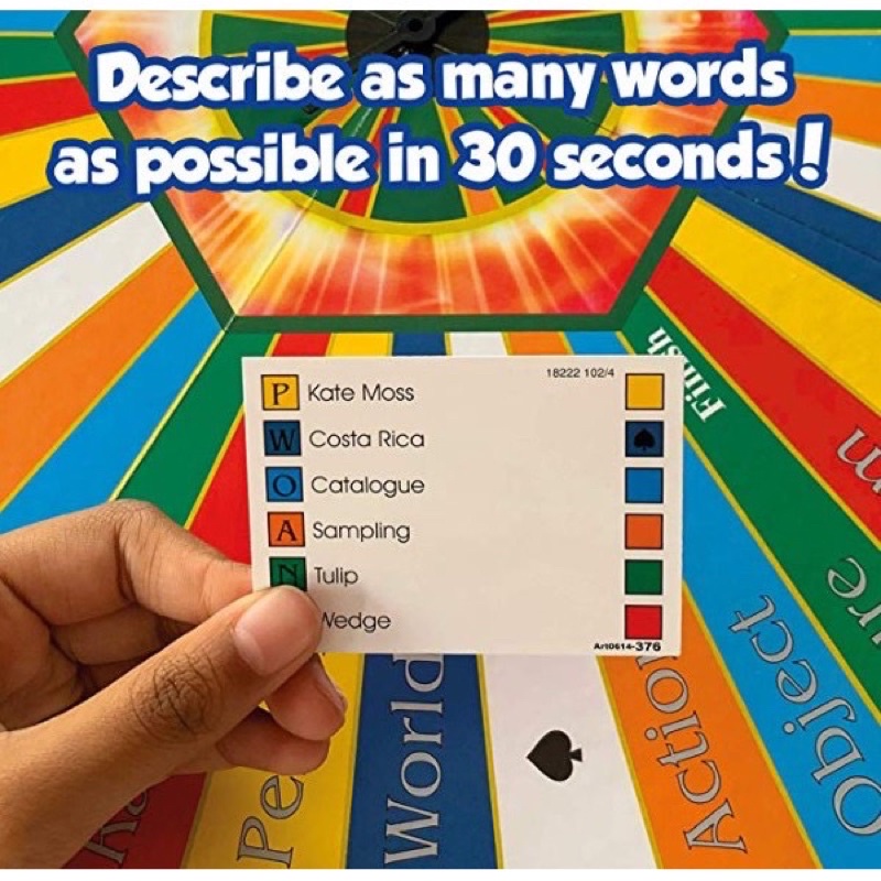 Articulate Fast Talking Description Board Game Describe Word Family ...