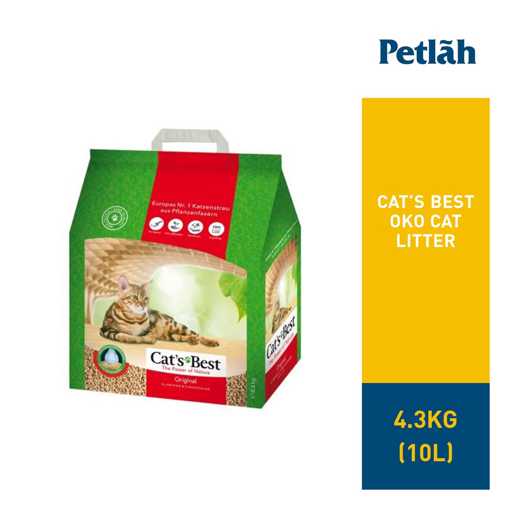 Cat s Best Oko Plus 10L 4.3kg Shopee Malaysia