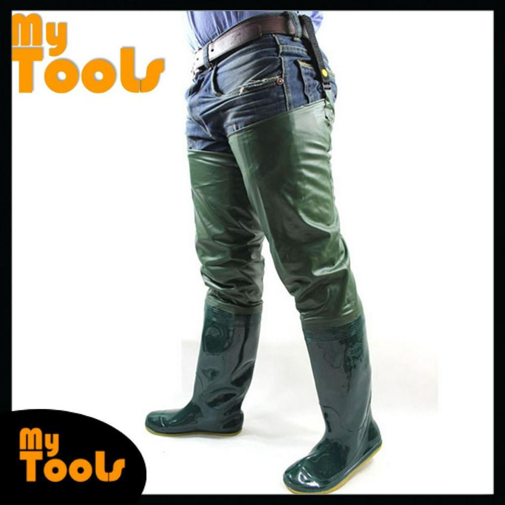 Mytools High Waist Pants Rain Boots Shoes Water Pant Men Women