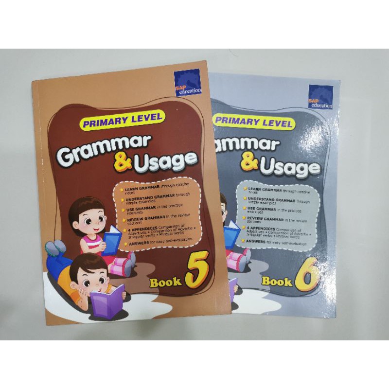Primary Level Grammar & Usage Book 5 Book 6 | Shopee Malaysia