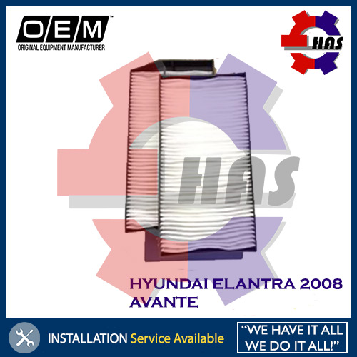 HYUNDAI ELANTRA 2008, AVANTE AIRCOND CABIN BLOWER AIR FILTER SET (2pcs ...