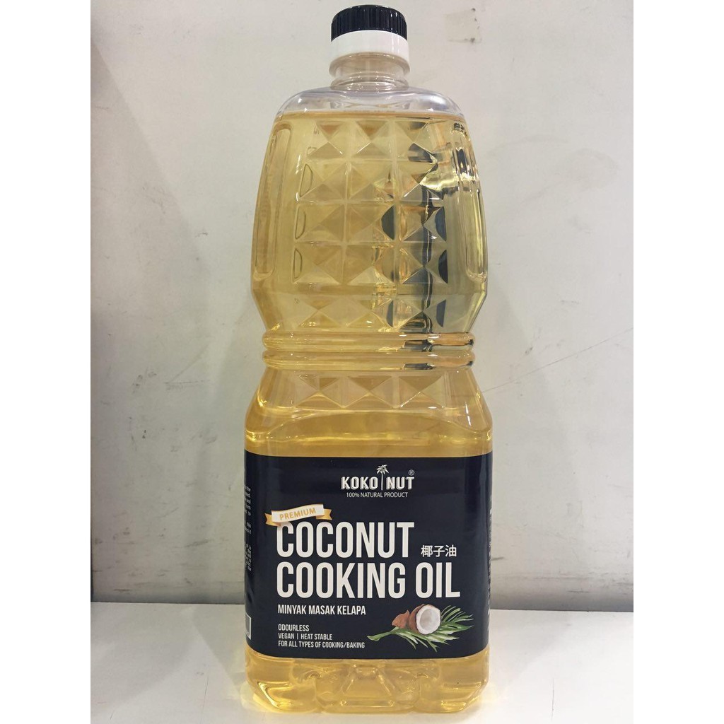 Kokonut Coconut Cooking Oil 2l Shopee Malaysia 