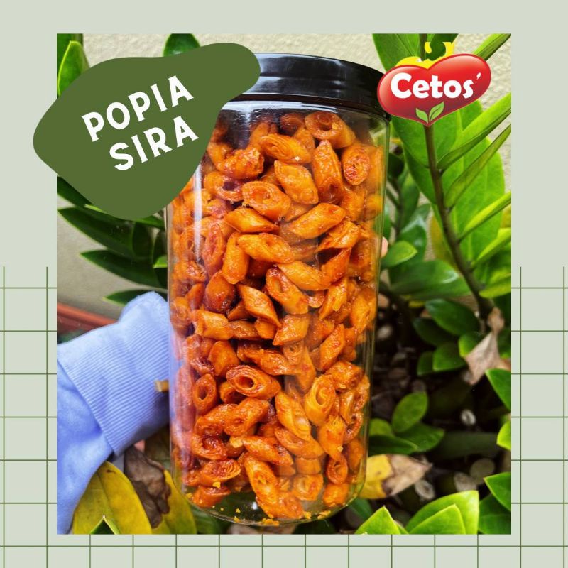 POPIA SIRA RANGUP 550 GM PEDAS MANIS POPIA GUNTING KEREPEK KUDAPAN ...
