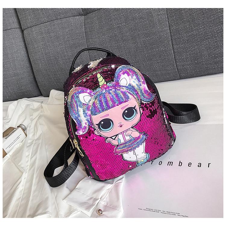 Lol doll 2024 sequin backpack