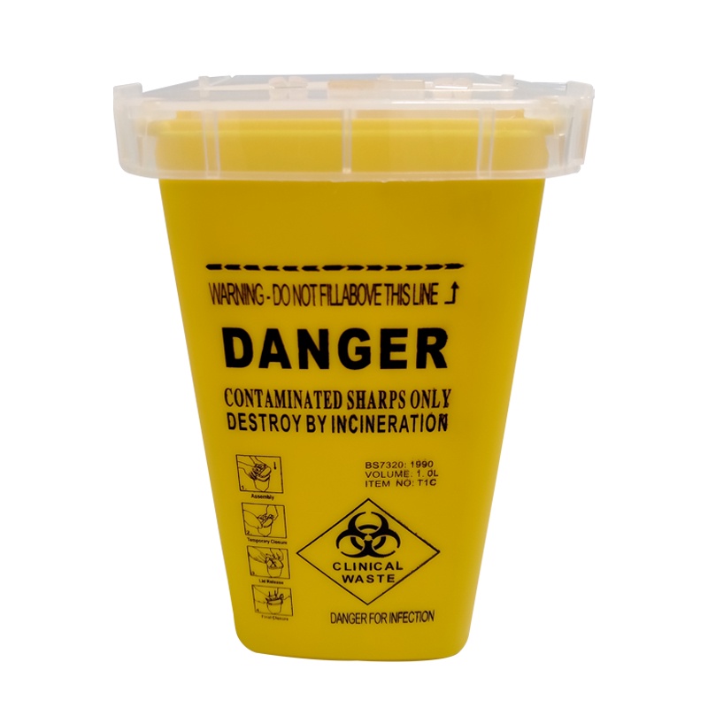 Microblading Plastic Medical Tattoo Needle Disposal Sharps Container