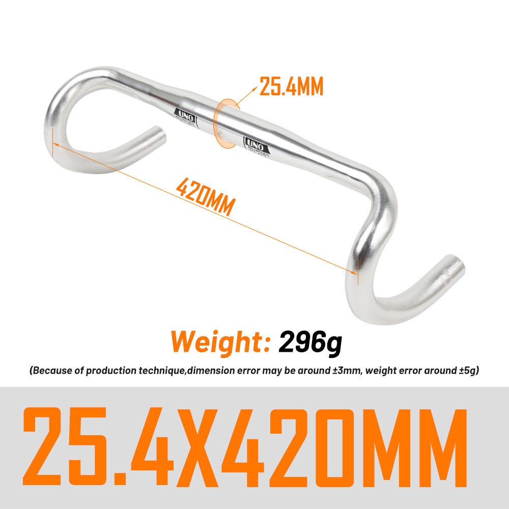 Uno Dropbar Standard Drop Bar Size UNO Aluminium Alloy Bicycle