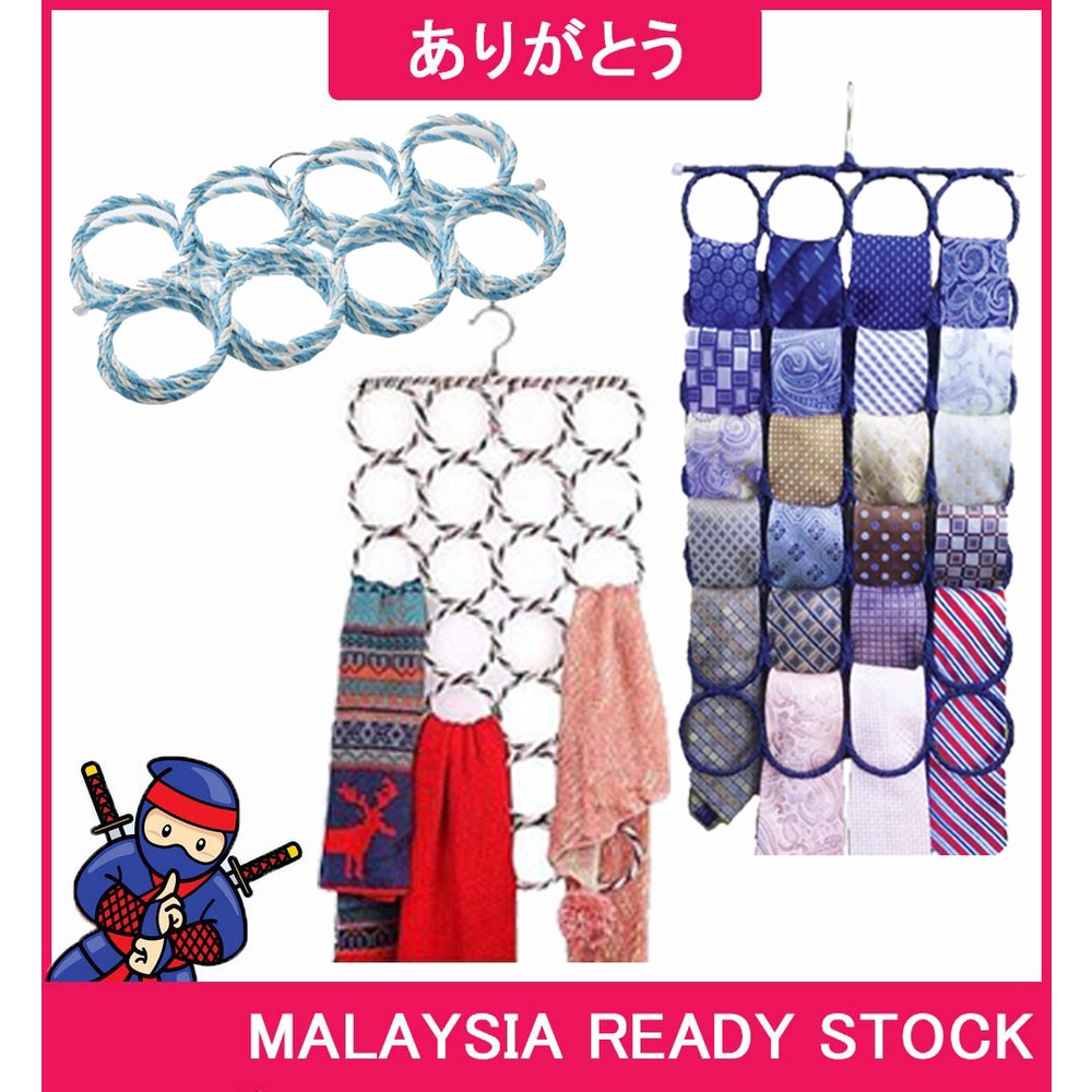 Arigatou Foldable Ring Tudung Bawal Tie Hanger 12 Holes 28 Holes Scaft ...
