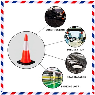 Traffic Safety Cone 🔥 Ready Stocks 🔥 Warning Reflective Cone Heavy Base ...