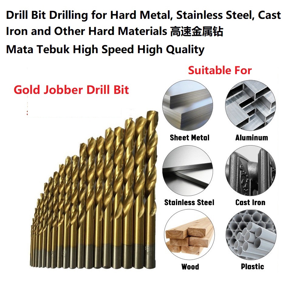 Drill Bit Drilling For Hard Metal, Stainless Steel, Besi,Kayu,Aluminium ...