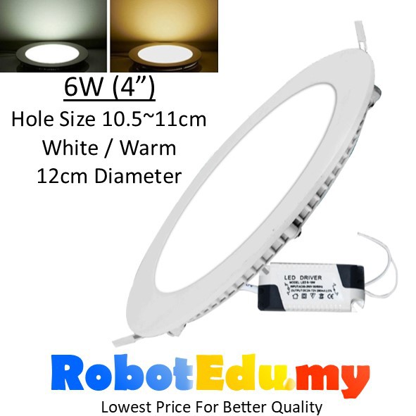 6W-Warm-3000k