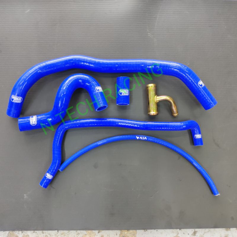 Samco Sport Silicone Perodua Viva Radiator Hose Complete Set (6pc Hose