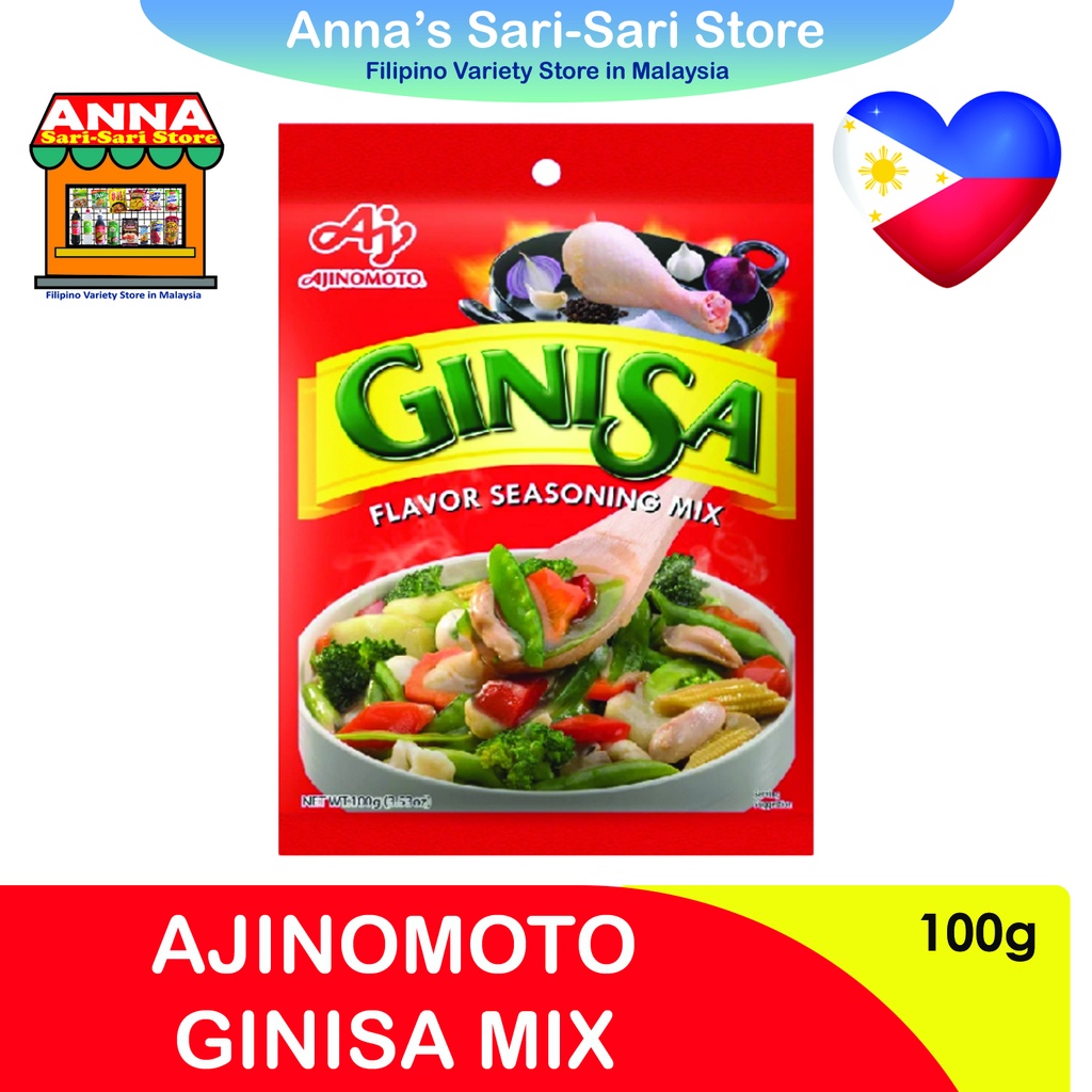 Ajinomoto Ginisa Flavor Seasoning Mix 100 Grams Shopee Malaysia