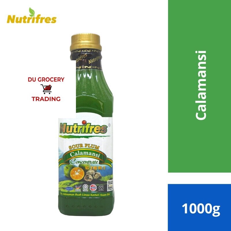 Nutrifres Green Calamansi Fruit Juice Concentrate/Cordial (1000g