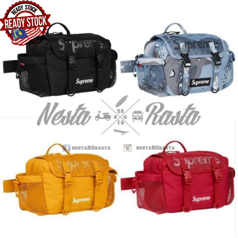 Supreme Bag Waist Bag Sling Bag Pouch Bag ss20 Shopee Malaysia