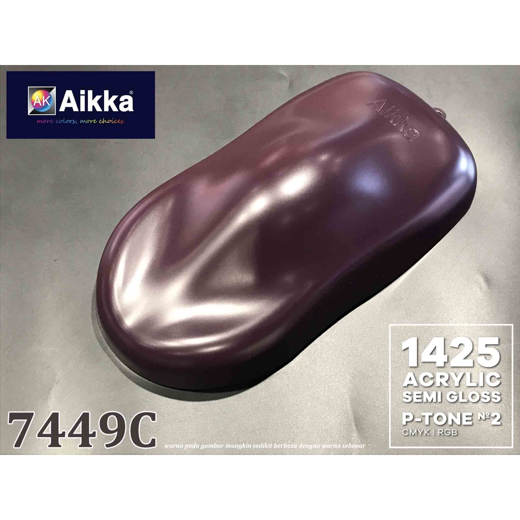 AIKKA Paint PANTONE Colour 7449C / 1425 ACRYLIC SEMI GLOSS PAINT ...