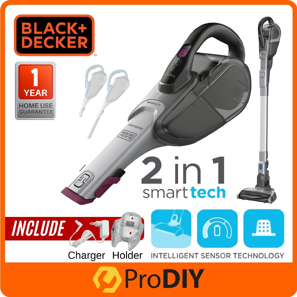 Smart Tech 18V 2in1 Stick Vac with Floor Extension