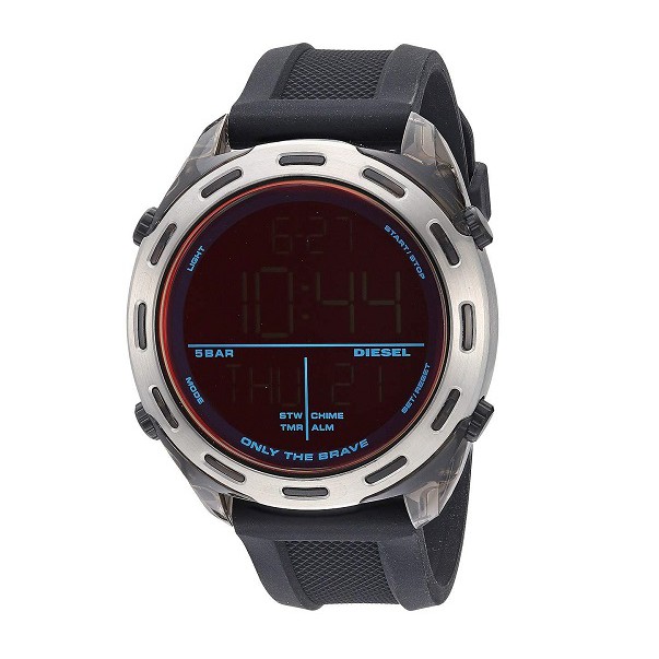 DIESEL Crusher Digital Silicon Strap DZ1893 Men Watch