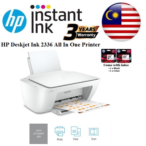 3 Years Warranty HP2336 Printer HP 2336 DeskJet Ink AllInOne Printer