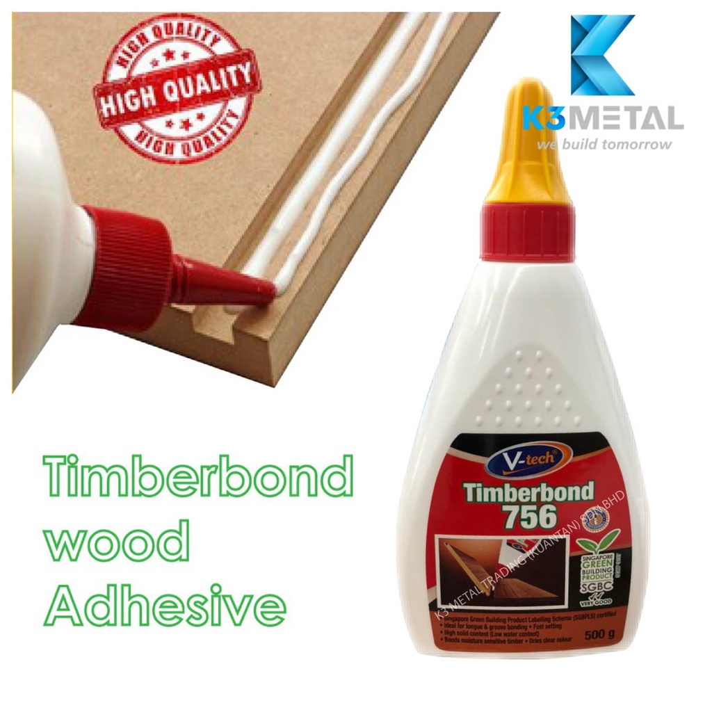 Timberbond VT 756 NEW LOOK! (Fast Dry Extra Strong Glue, Gam Kayu