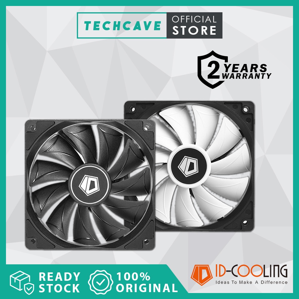 (Ready stock) ID-COOLING XF-12025-SD-K / XF-12025-SD-W 120mm PWM Case ...
