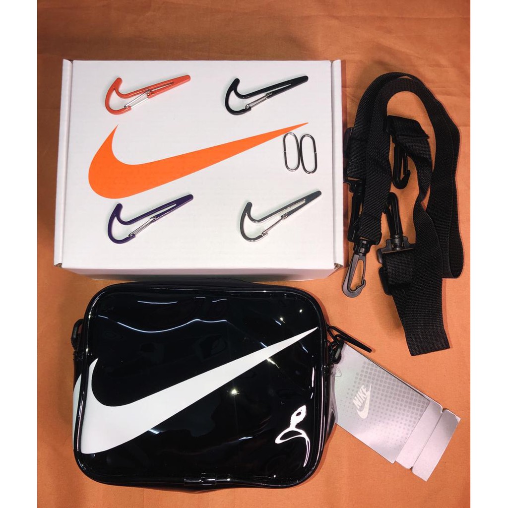 Nike Mini Swoosh PVC Sling Bag Shopee Malaysia