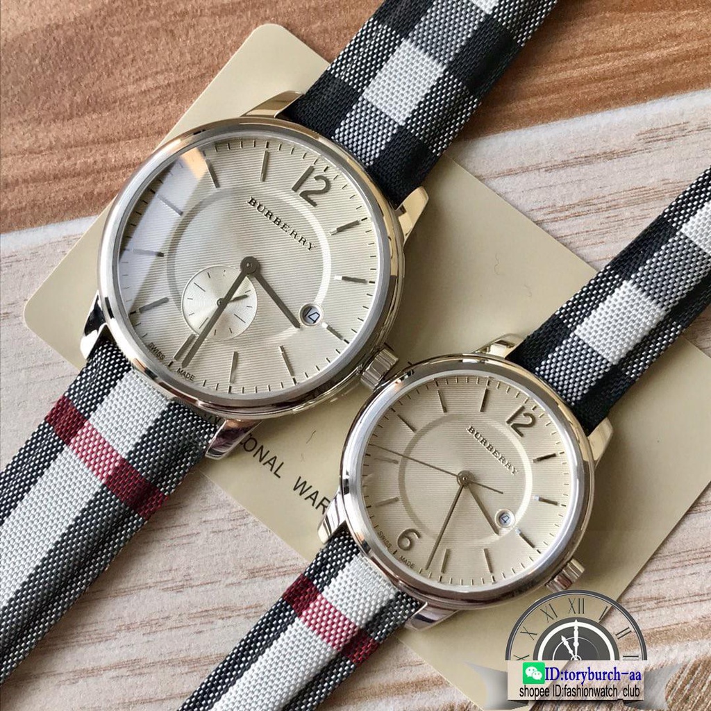 Burberry couple shop watches